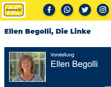 Ellen Begolli bei Antenne AC